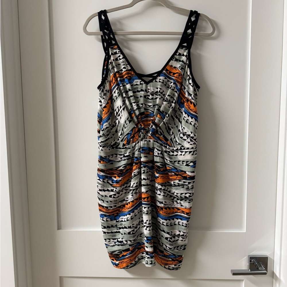 ABSTRACT COCKTAIL DRESS